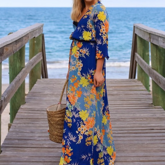 Guess Floral Kimono Size Medium - Picture 6 of 12